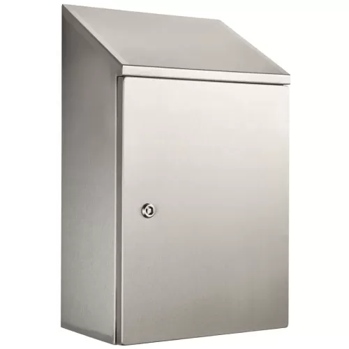 IP-SSSR403020 Electrical Enclosure IP66 Sloping Roof Single Door