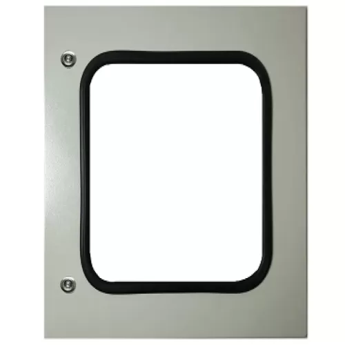 IP-7050WINDOOR Transparent Door Steel Powder Coated
